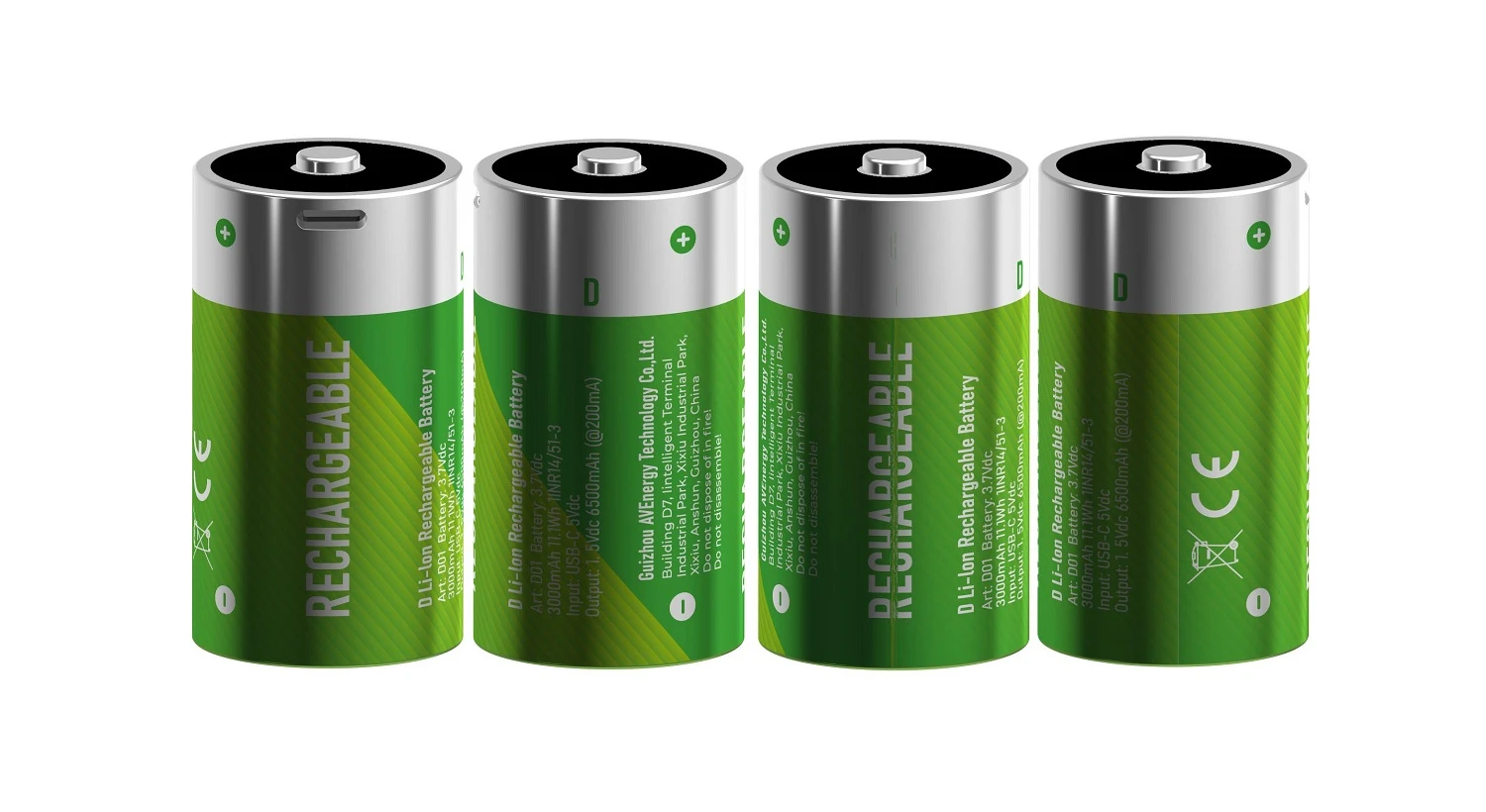 rechargeable lithium d batteries